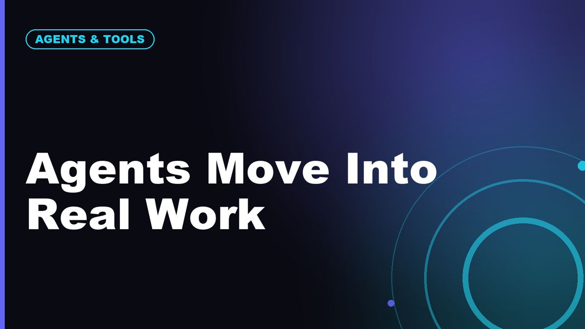AI Agents Are Moving From Chat Windows to Real Workflows