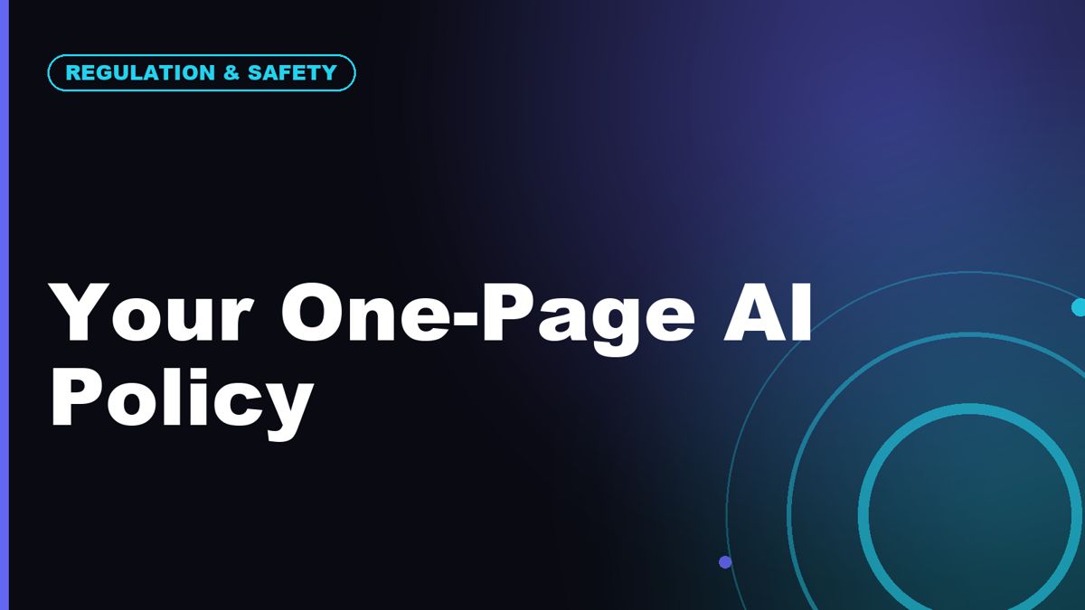 How to Create a Simple AI Policy for a Small Business