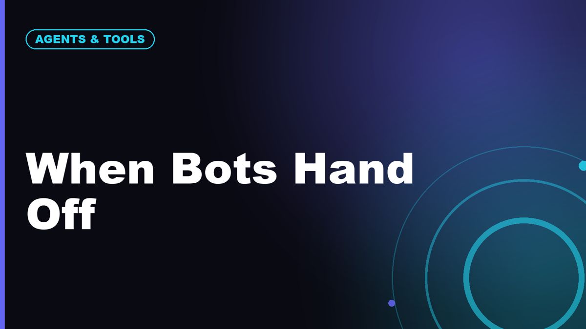 How to Set Human Handoff Rules for an AI Chatbot