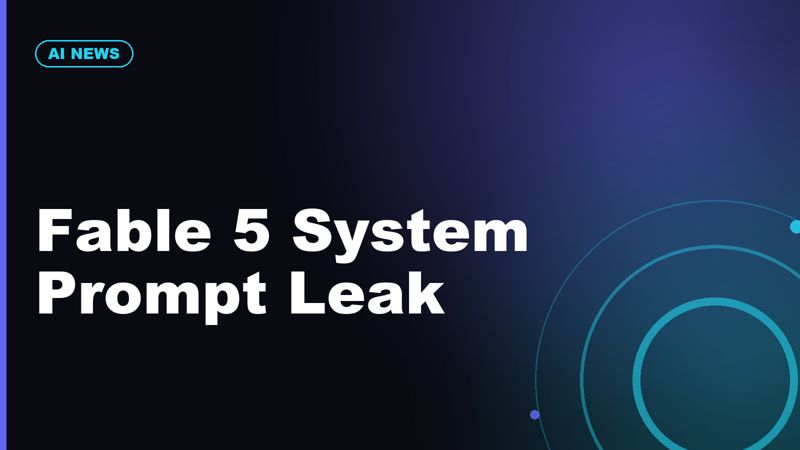 Inside the Leaked Claude Fable 5 System Prompt
